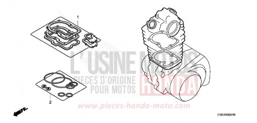 TROUSSE DE JOINT A XR650R4 de 2004